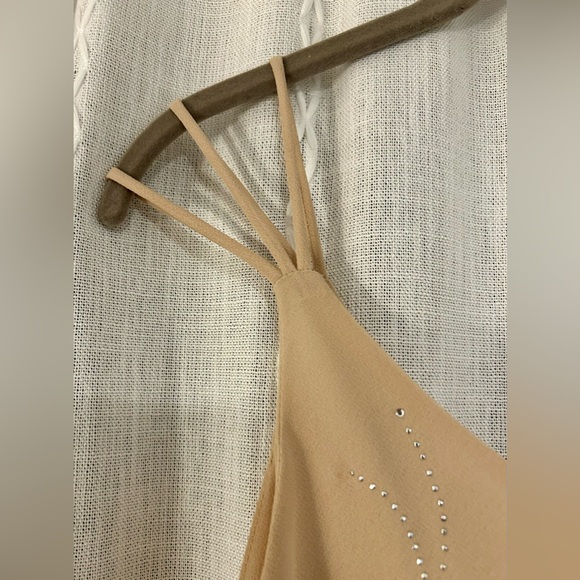 Sally USA, asymmetrical evening dress with embellishments. Sz 6 - Picture 5 of 9